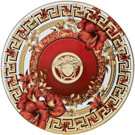 versace cake plate|Versace plates wallpaper.